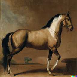 a horse, painting from the 19th century generated by DALL·E 2